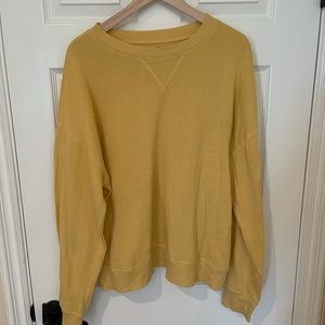 Yellow Oversized sweatshirt from Kohl’s
